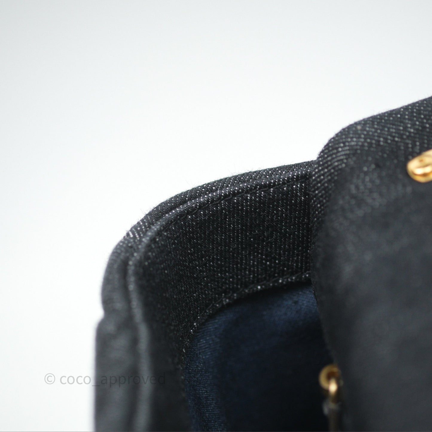 Chanel Medium Funky Town Flap Denim Aged Gold Hardware 22S