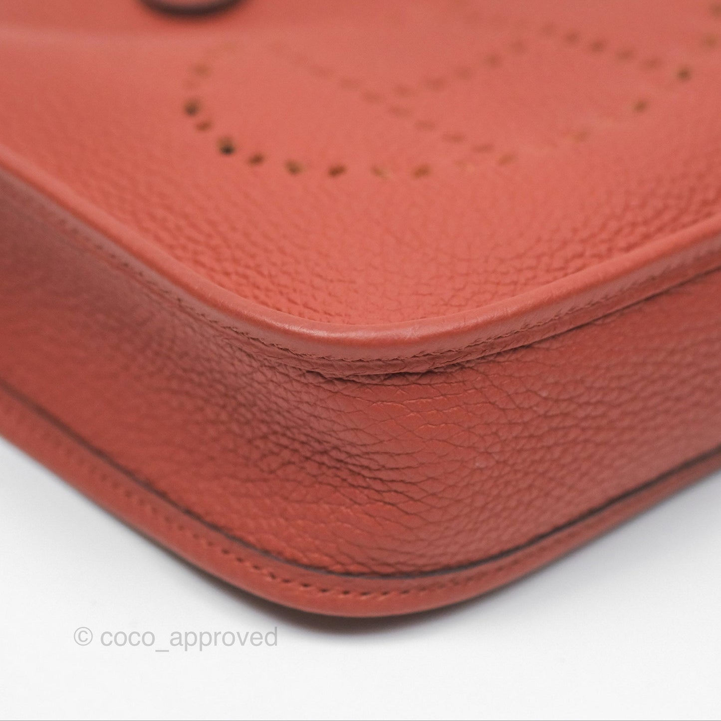 Hermès Mini Evelyne 16 Cuivre Clemence Gold Hardware