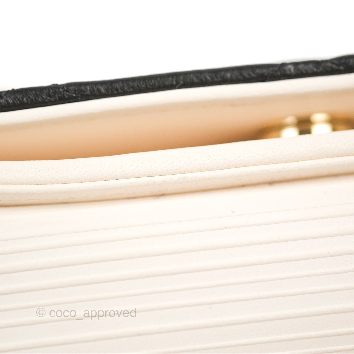 Chanel Quilted Book Wallet on Chain WOC Black Lambskin Gold Hardware