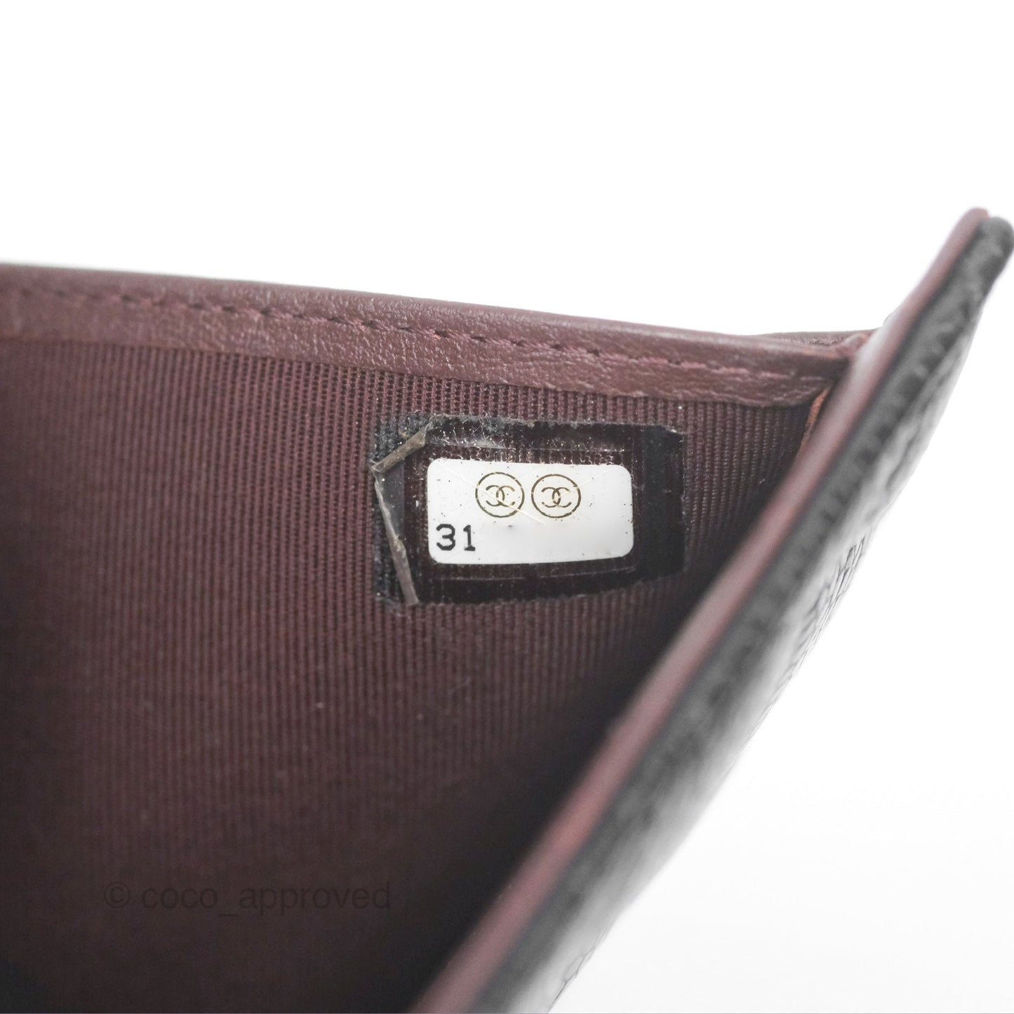 Chanel Classic Short Flap Wallet Black Caviar Silver Hardware