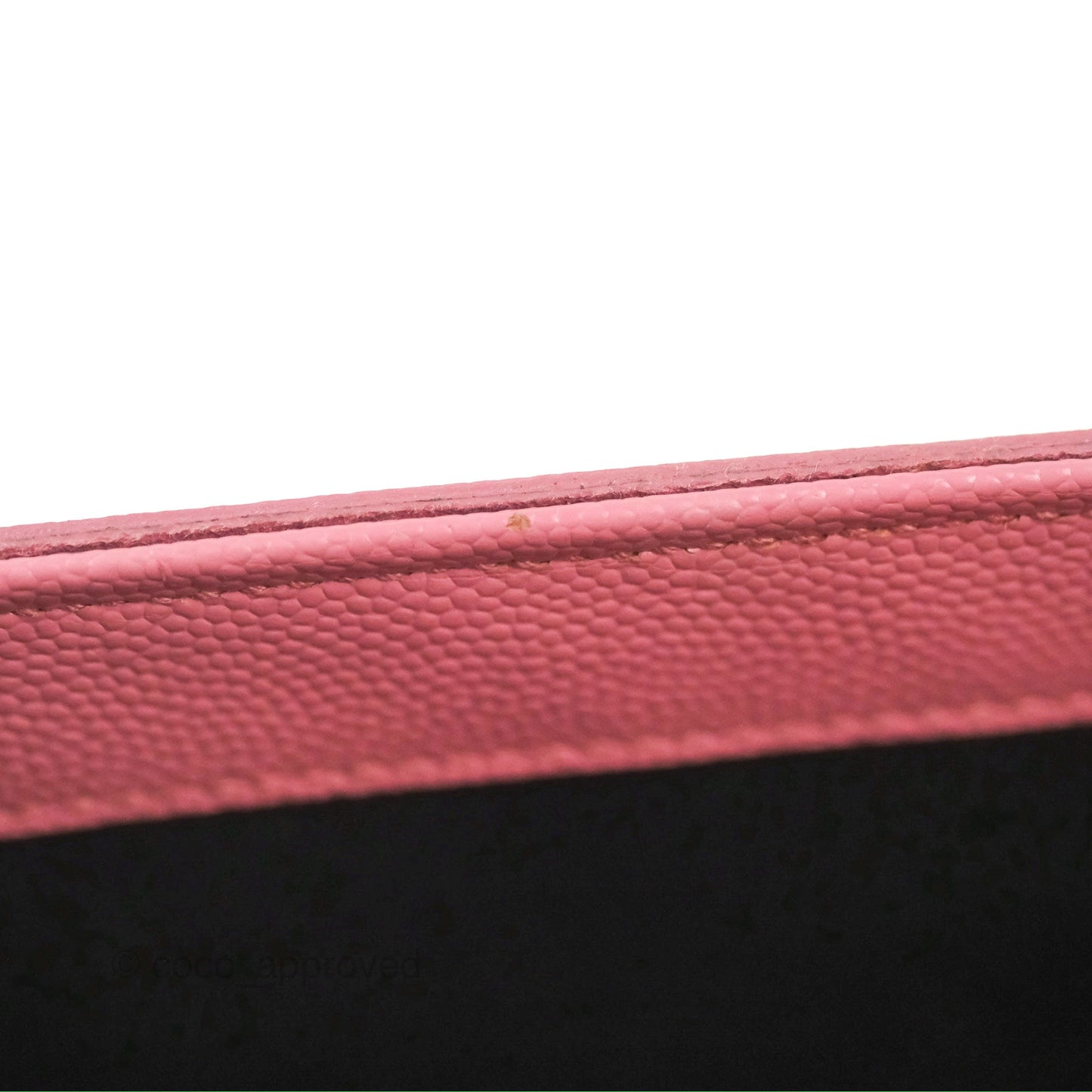 Saint Laurent Medium Classic Monogram Kate Pink Grained Calfskin