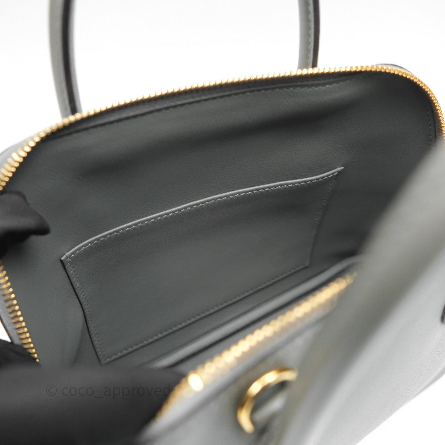 Hermès Bolide 1923 25 Gris Meyer 0L Evercolor Gold Hardware