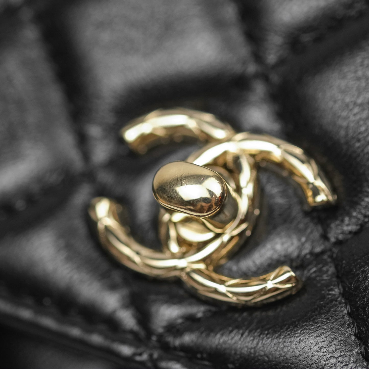 Chanel Mini Trendy WOC Black Lambskin Gold Hardware