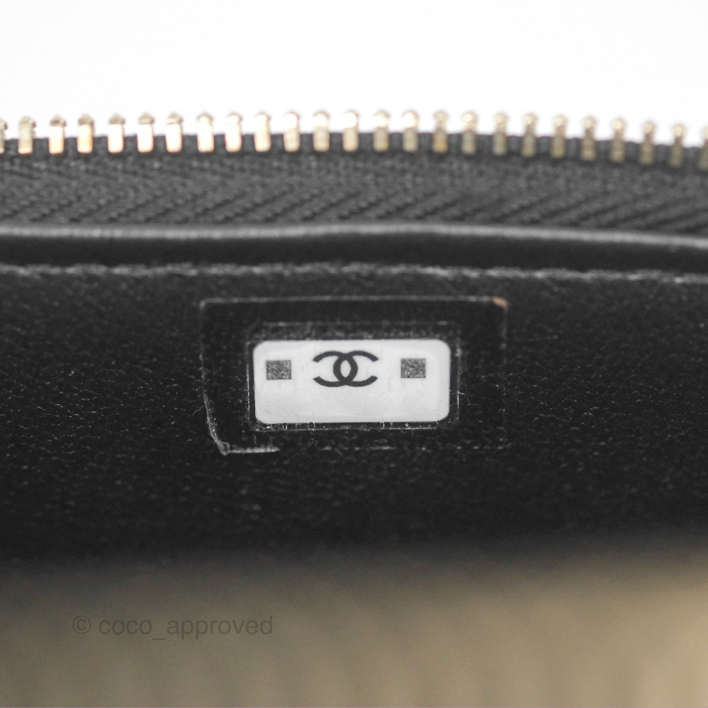 Chanel All Slide Vanity with Adjustable Chain Black Lambskin Aged Gold Hardware