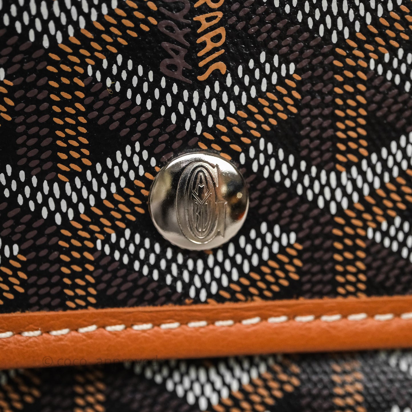 Goyard Bohème Hobo Bag Black & Tan