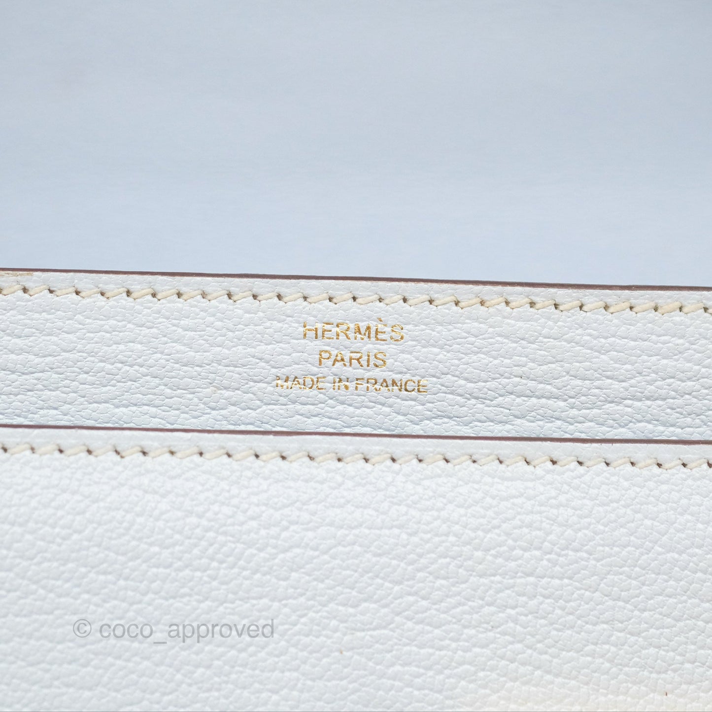 Hermes Mini Verrou Bleu Brume Chèvre Mysore Gold Hardware