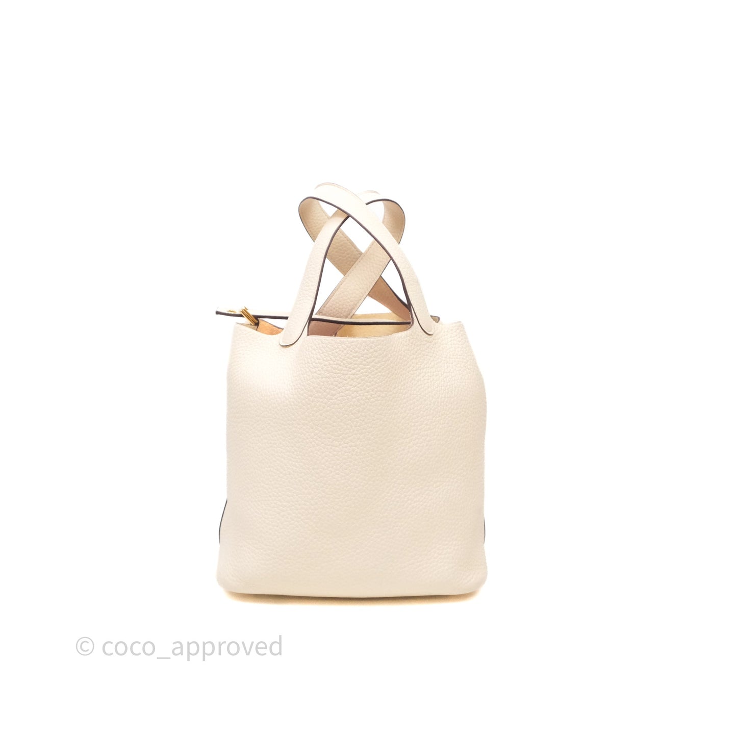 Hermès Picotin 22 Nata I2 Clemence Gold Hardware