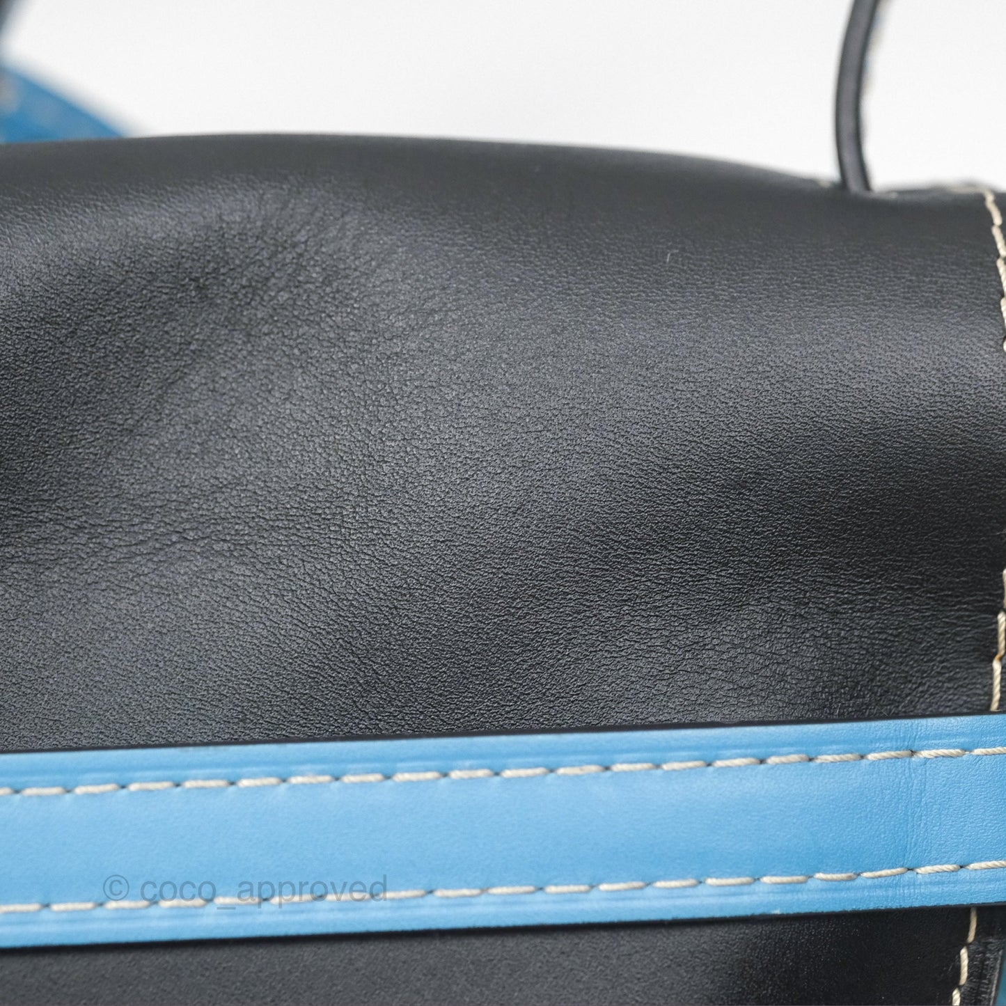 Loewe Small Gate Bag Smooth Calfskin in Black and Blue