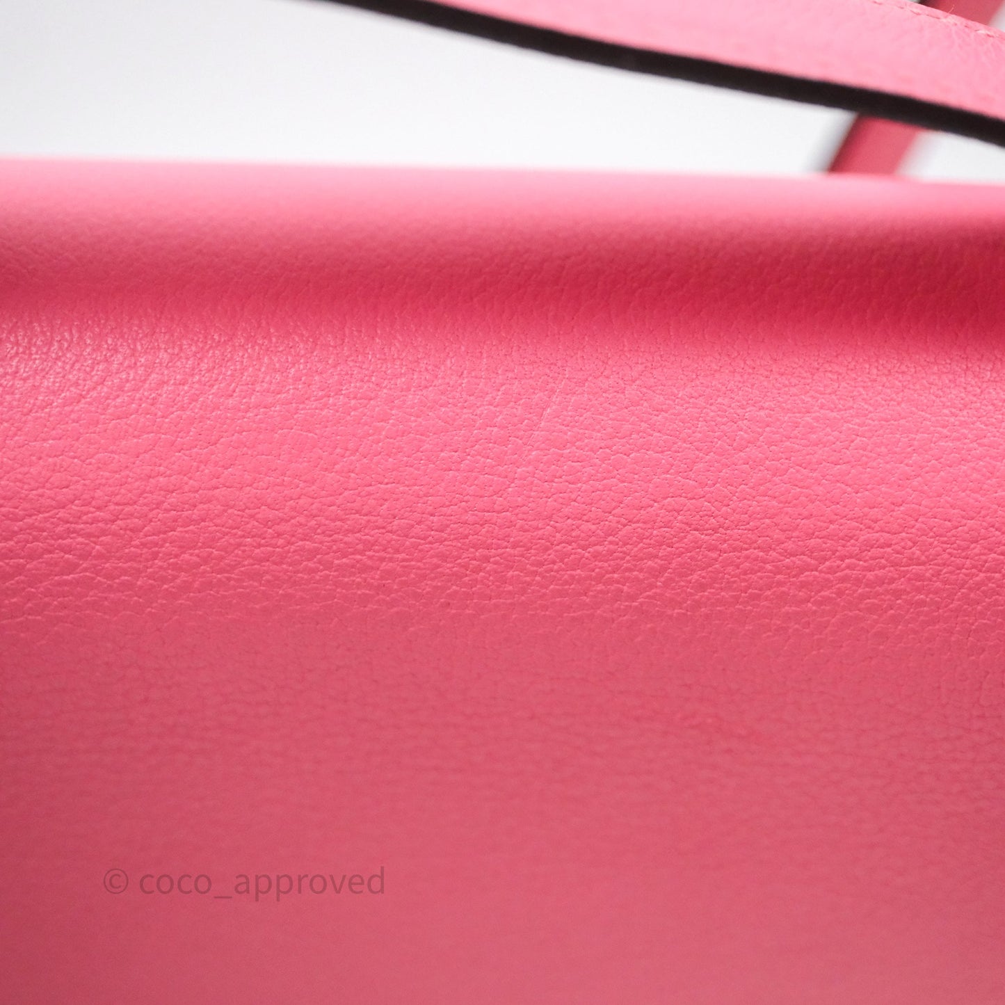 Hermès Constance 24 Rose Azalee 8W Epsom Palladium Hardware