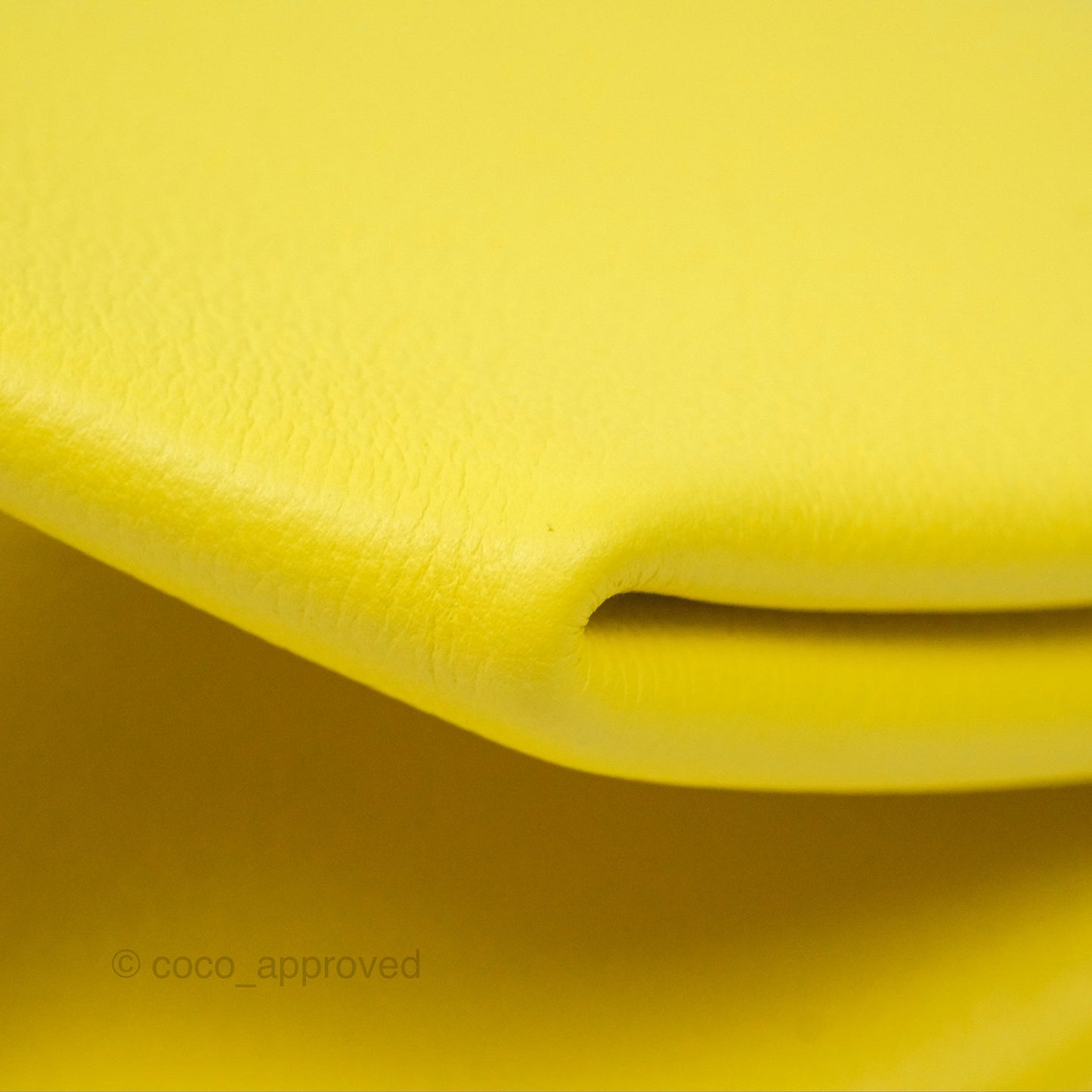 Hermes Opli Bag Lime Yellow Novillo