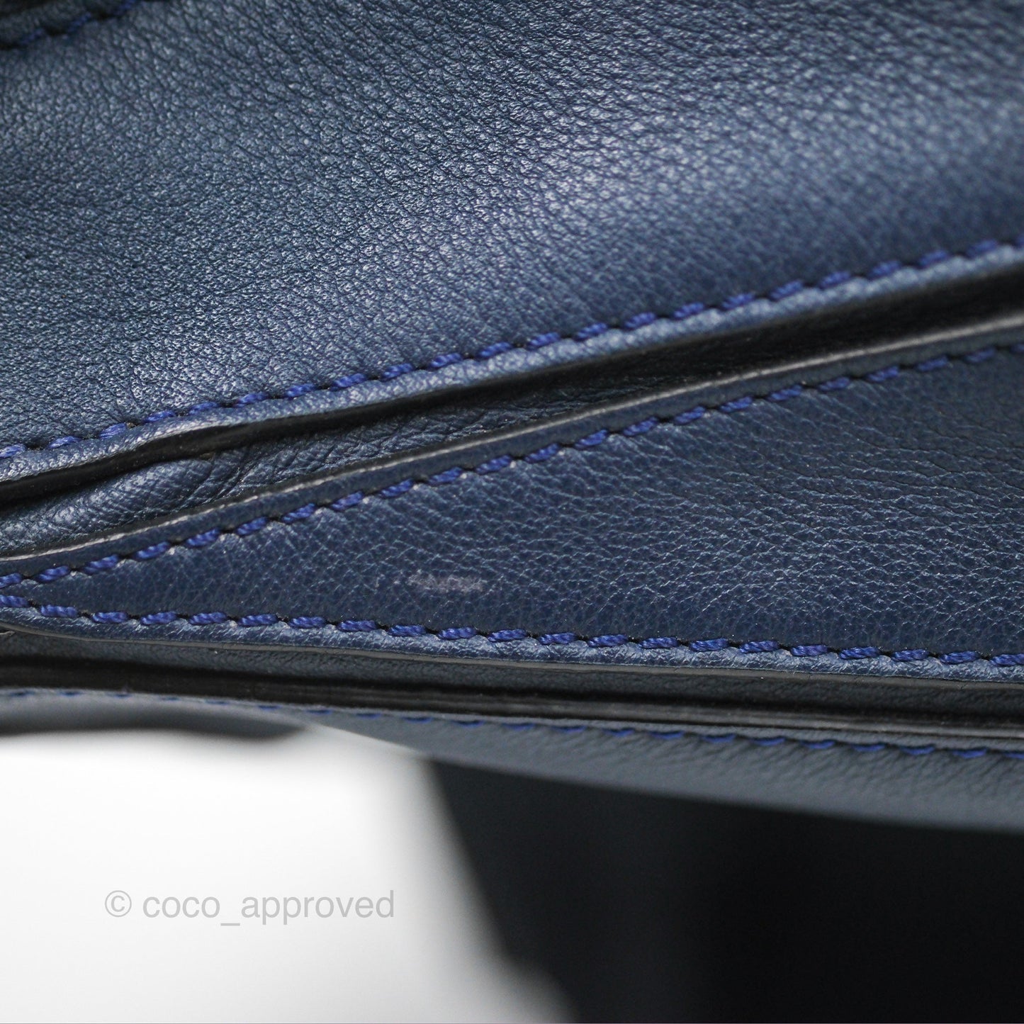 Loewe Medium Puzzle Bag Navy Calfskin