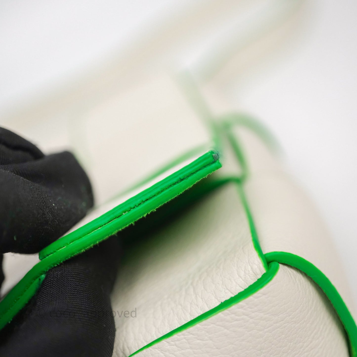 Bottega Veneta Cassette Mini Bag White/ Parakeet