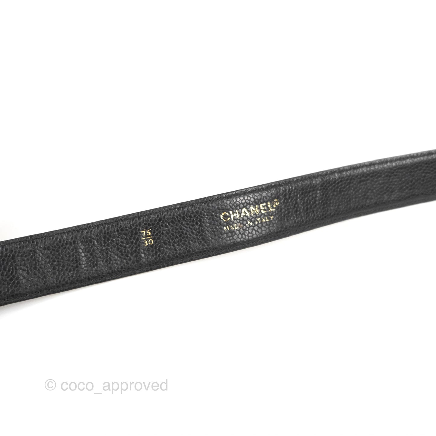 Chanel Vintage Belt Bag Quilted Black Caviar 24K Gold Hardware