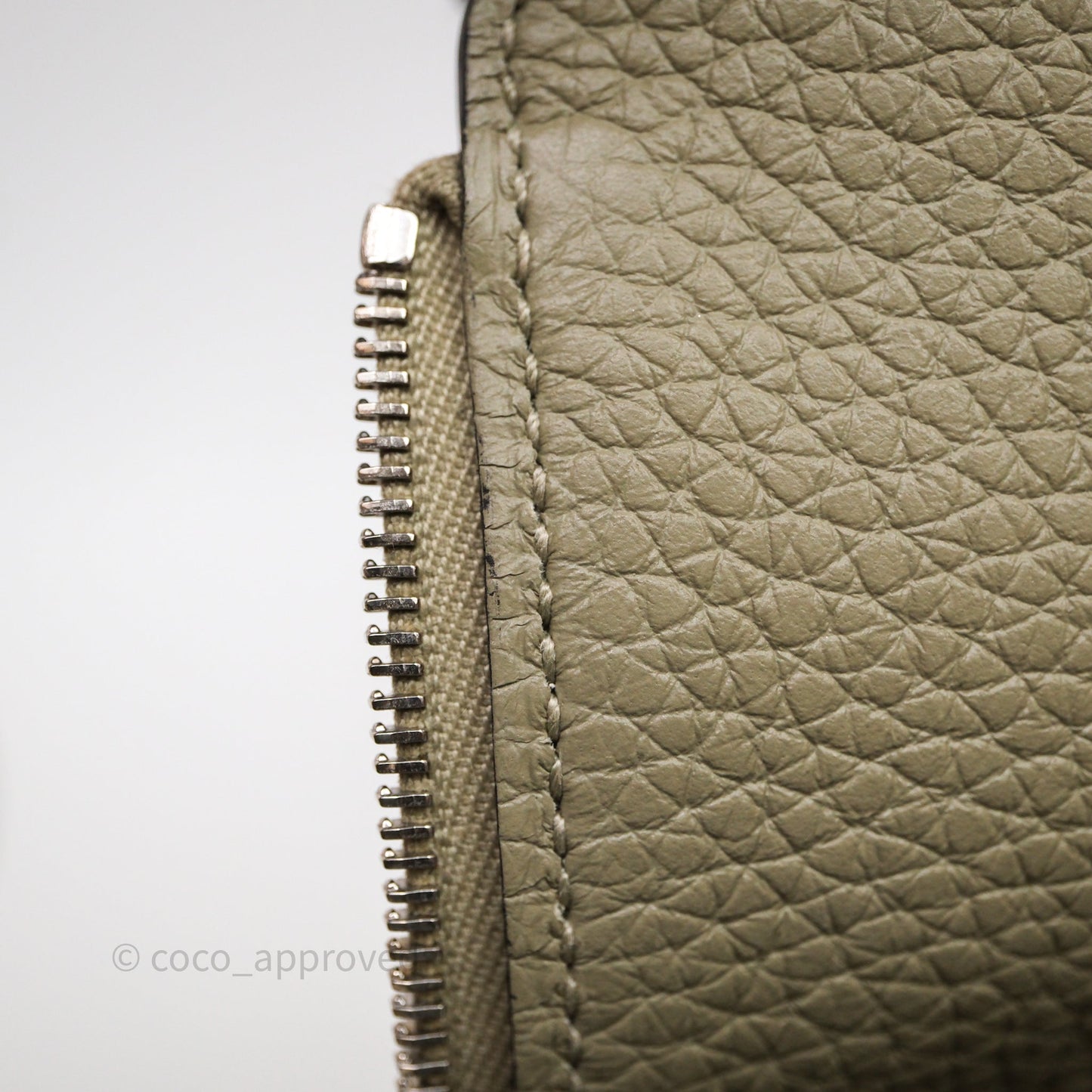 Hermès Mini Lindy 20 Sauge Q1 Clemence Palladium Hardware