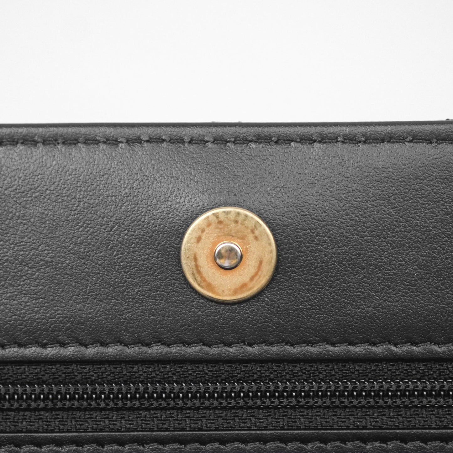 Chanel Top Handle Wallet On Chain WOC Black Caviar Gold Hardware 22S