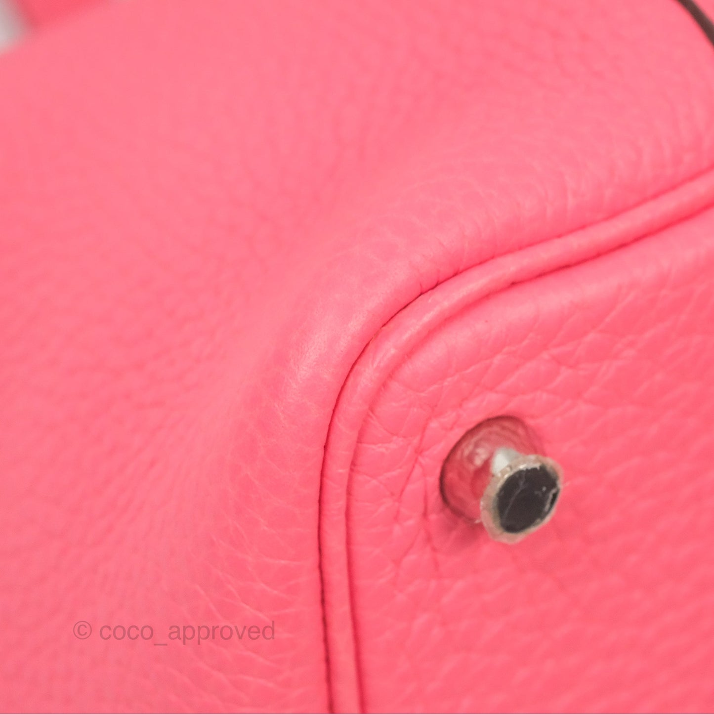 Hermès Picotin Lock 18 Rose Azalee Clemence Palladium Hardware
