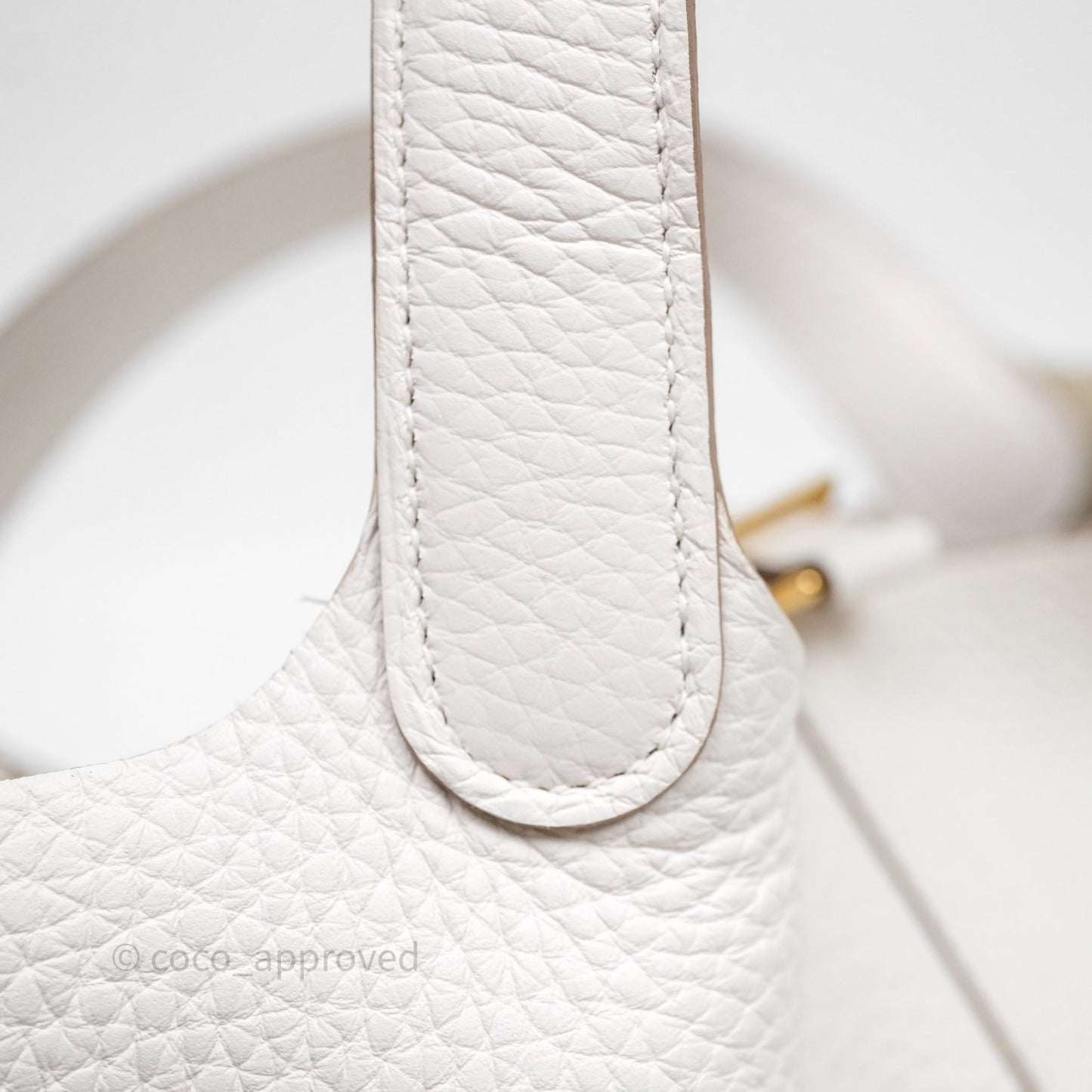 Hermes Picotin Lock 18 Gris Pale M4 Clemence Gold Hardware