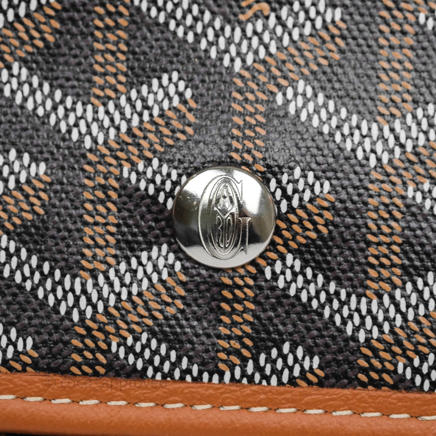 Goyard Plumet Pocket Wallet Tan Black