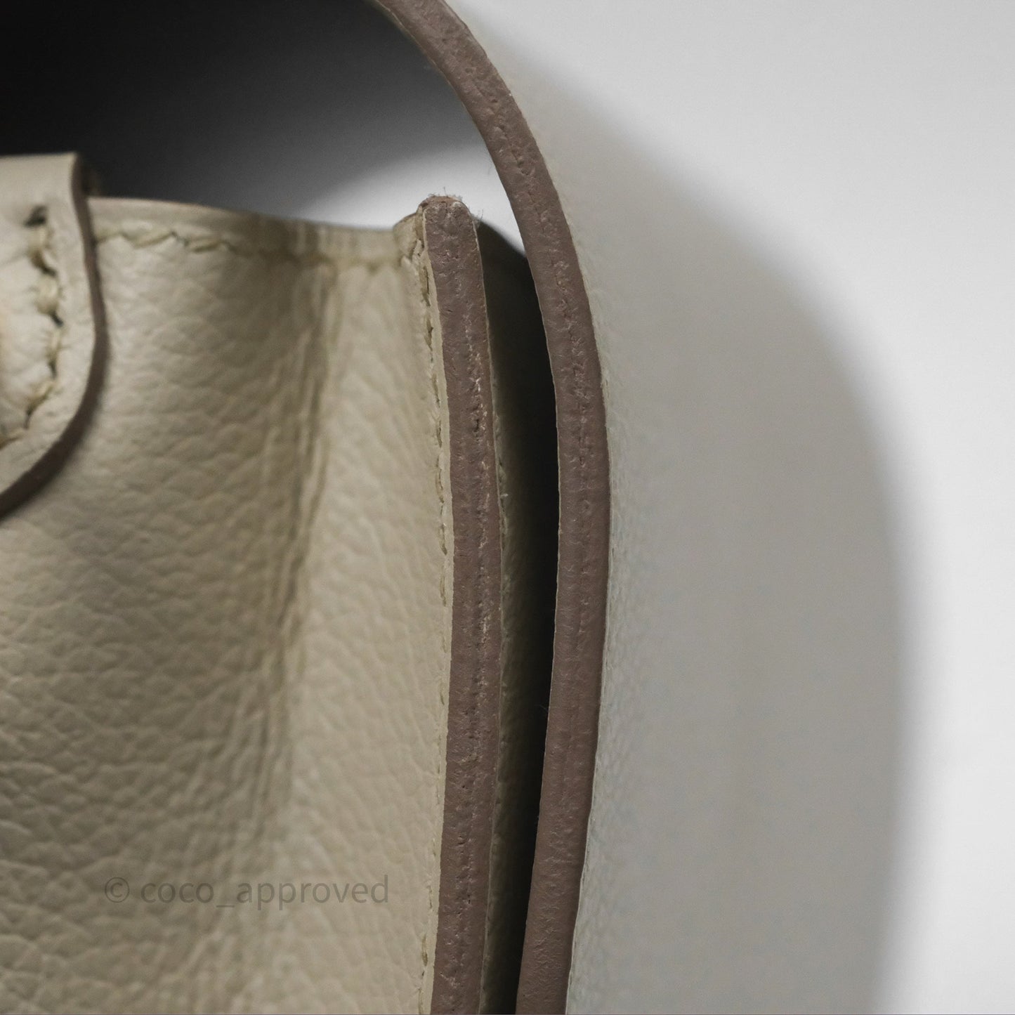 Hermès Roulis Mini 18 Beton 8L Evercolor Permabrass Hardware