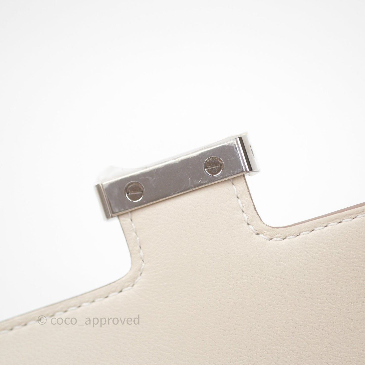 Hermès Constance To Go Wallet Craie 10 Epsom Palladium Hardware