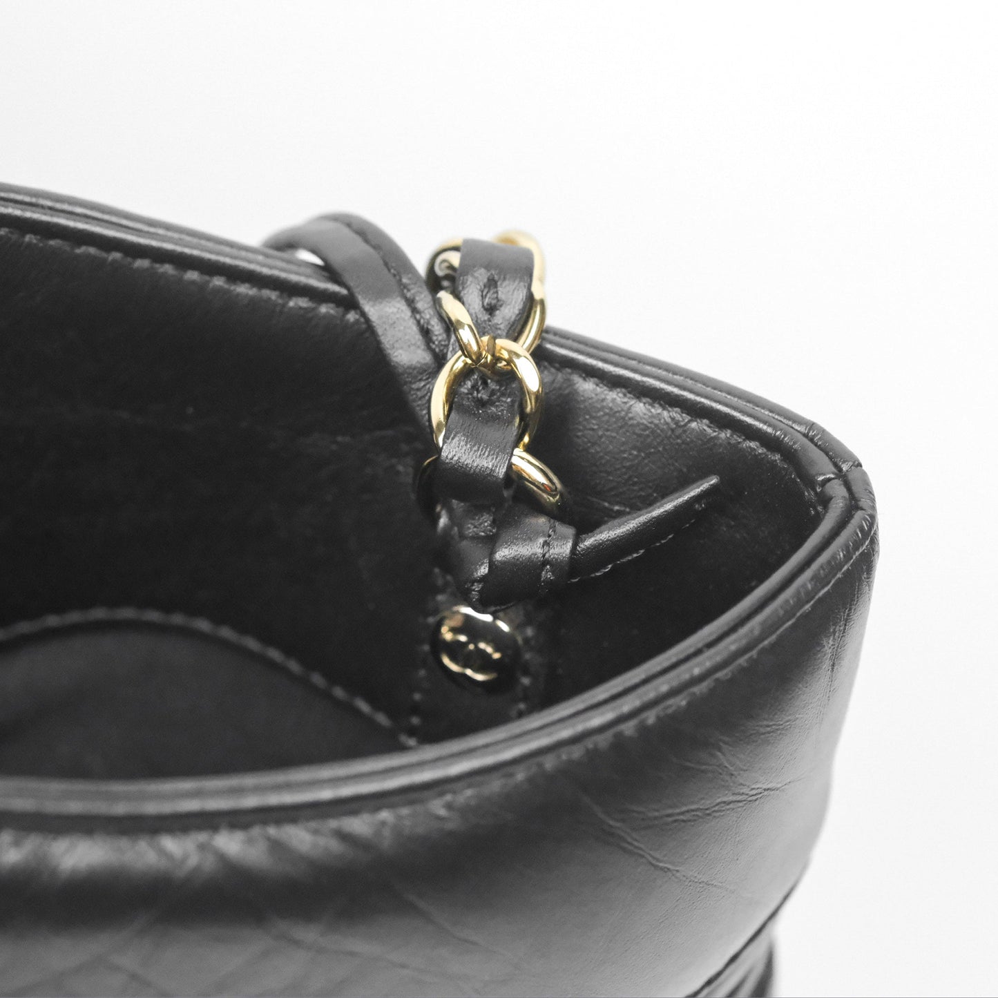 Chanel 31 Large Shopping Bag Black Calfskin Gold Hardware