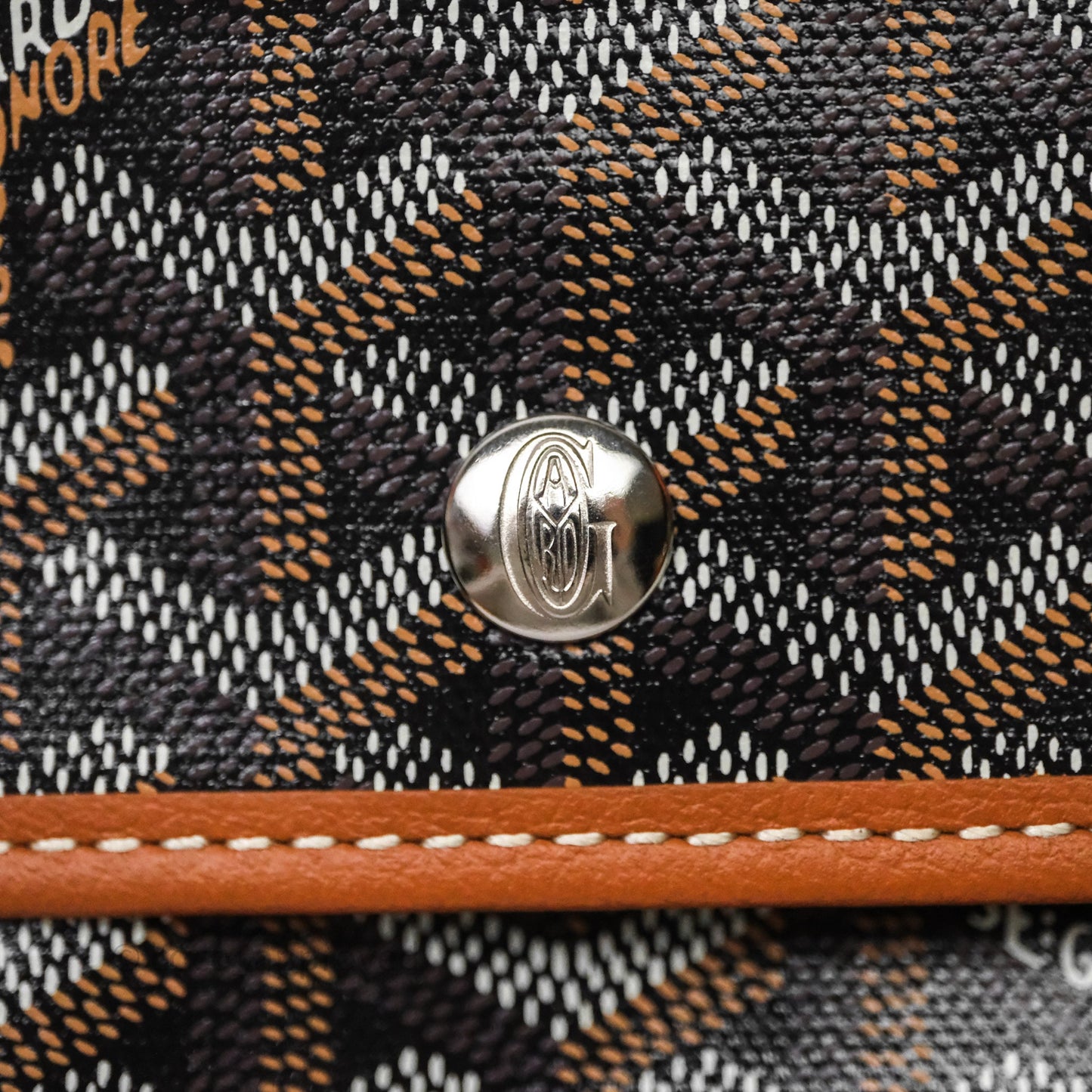 Goyard Bohème Hobo Bag Black/Tan Goyardine Canvas