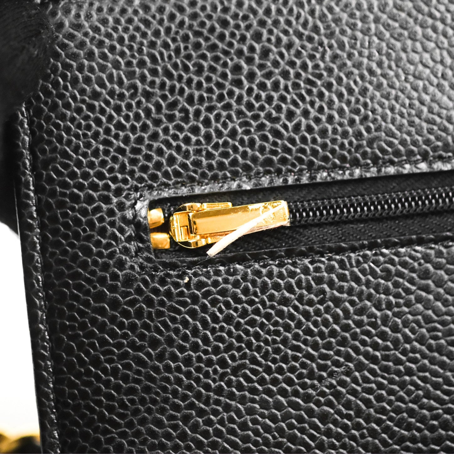 Chanel Classic Quilted WOC Black Caviar Gold Hardware