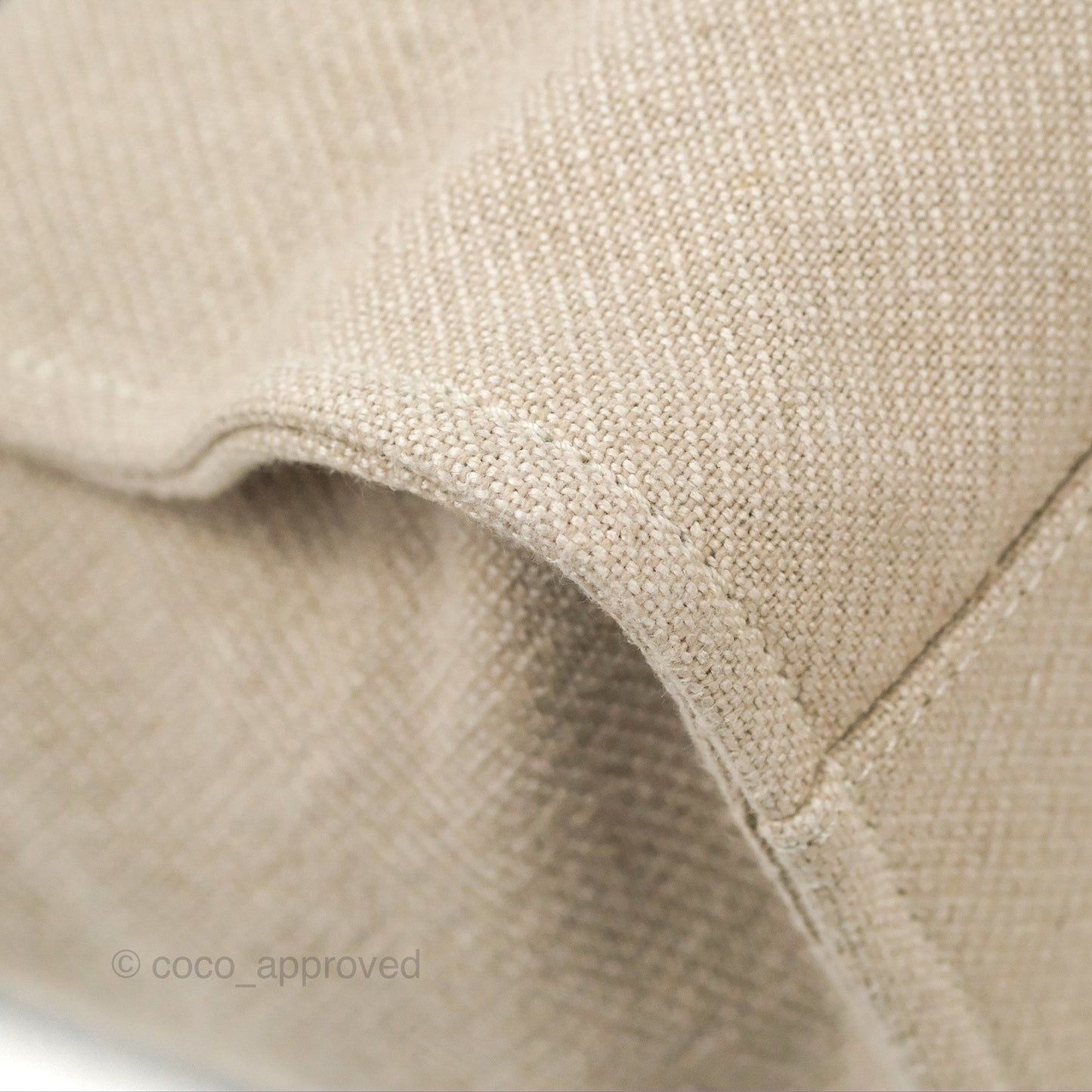Chanel Large Deauville Black/Taupe Canvas Gold Hardware