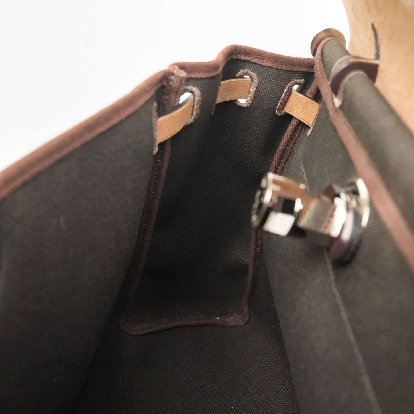 Hermès Herbag Zip 31 Retourne Dark Bronze Ebene Palladium Hardware