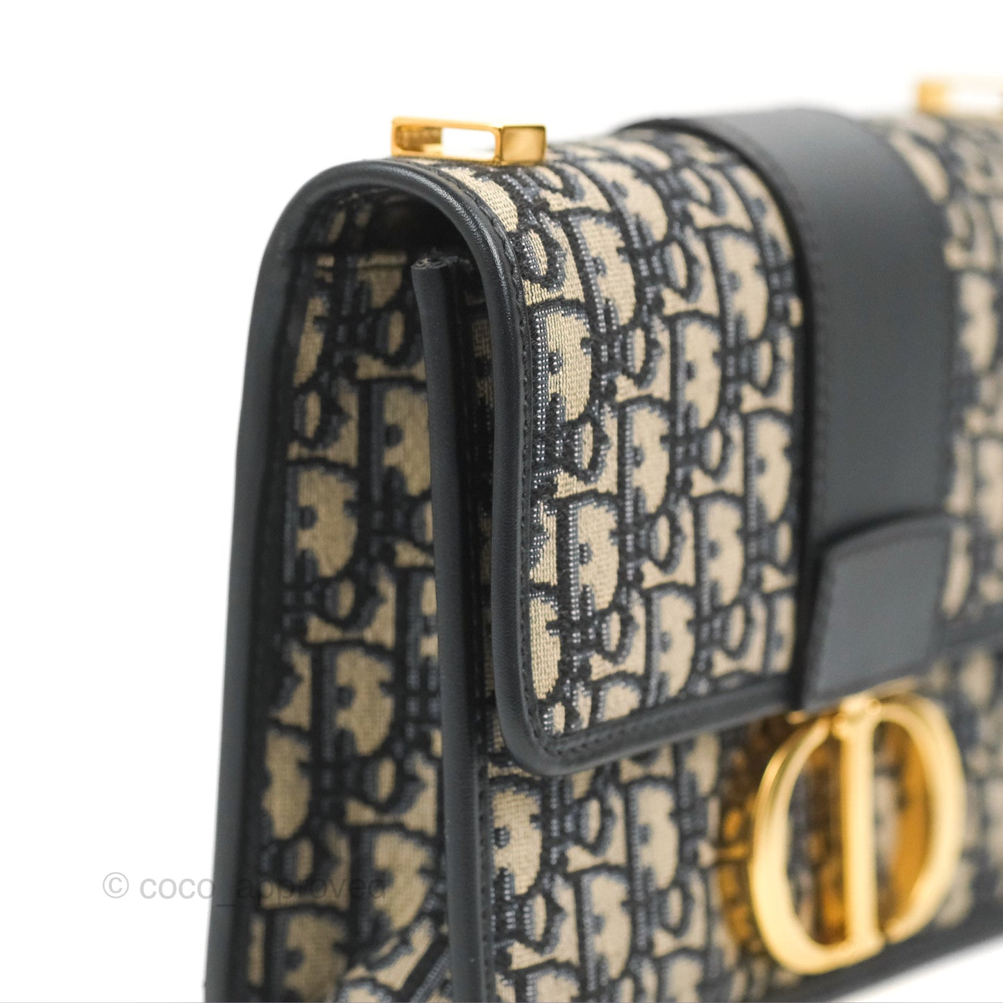 Dior 30 Montaigne Bag Blue Dior Oblique Jacquard