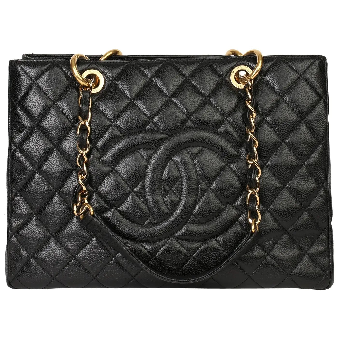 Luxury Chanel CAVIAR QUILTED GRAND SHOPPING TOTE BAG