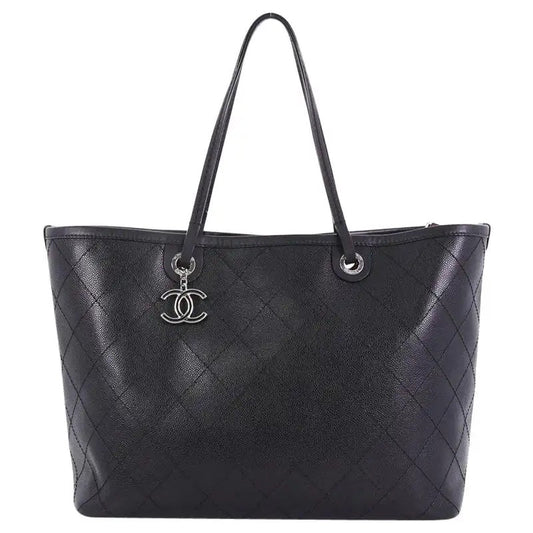 Luxury Chanel CAVIAR QUILTED LAMBSKIN FEVER XL TOTE BAG
