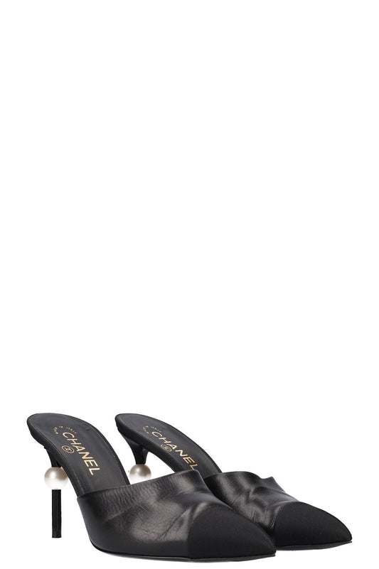 CHANEL Grossgrain Pearl Pumps