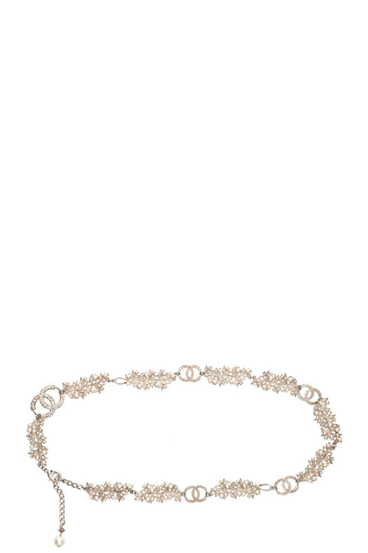 CHANEL Crystal Pearls Belt 2005