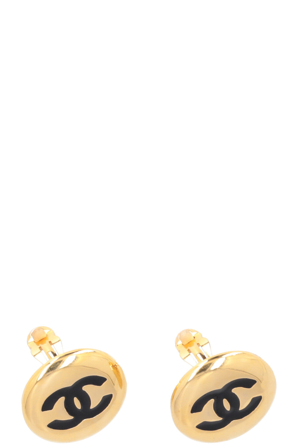 CHANEL CC Vintage Earclips