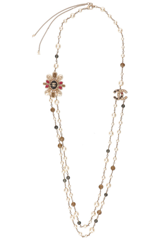 CHANEL Multistrand Pearl Necklace FW 2011