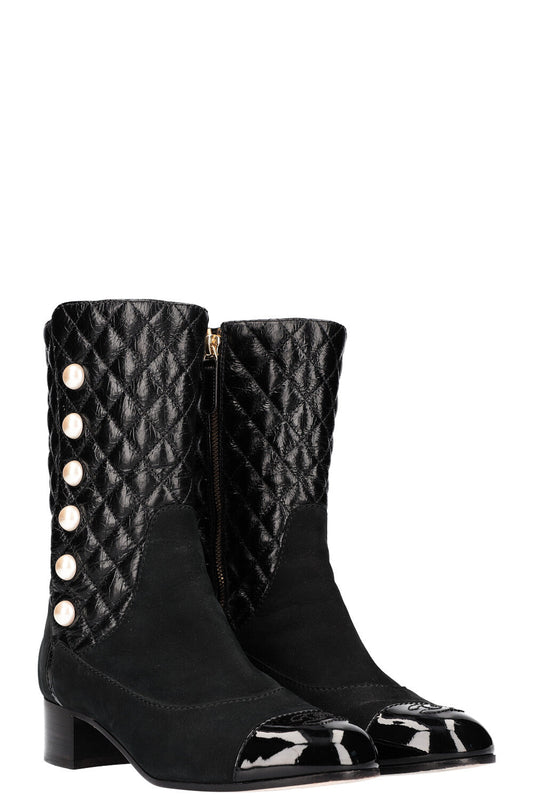 CHANEL Pearl Boots