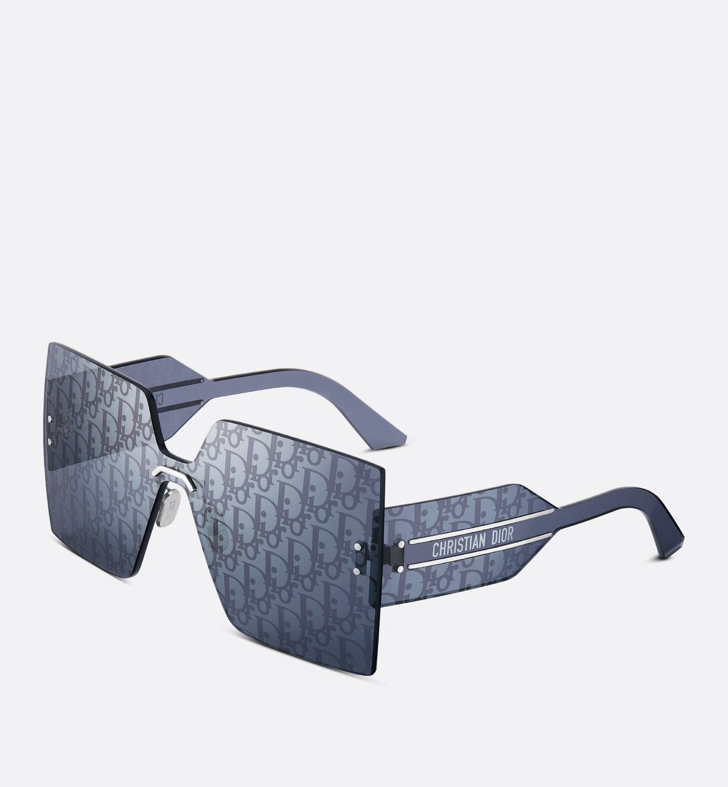 Luxury Diorclub M5U Blue Luxury Dior Oblique Square Sunglasses