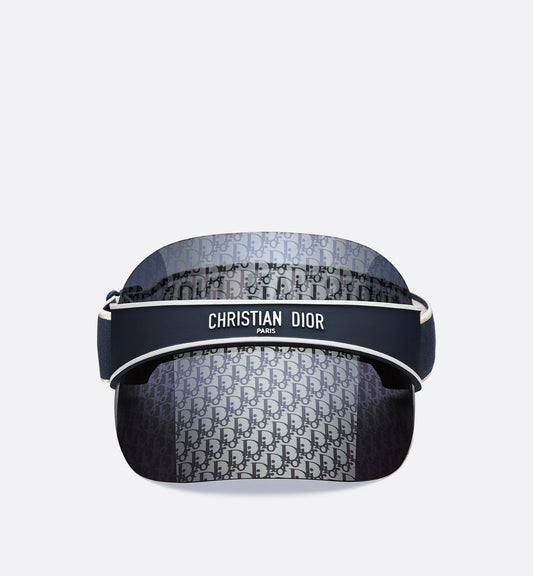 Luxury Diorclub V1U Blue Luxury Dior Oblique Visor