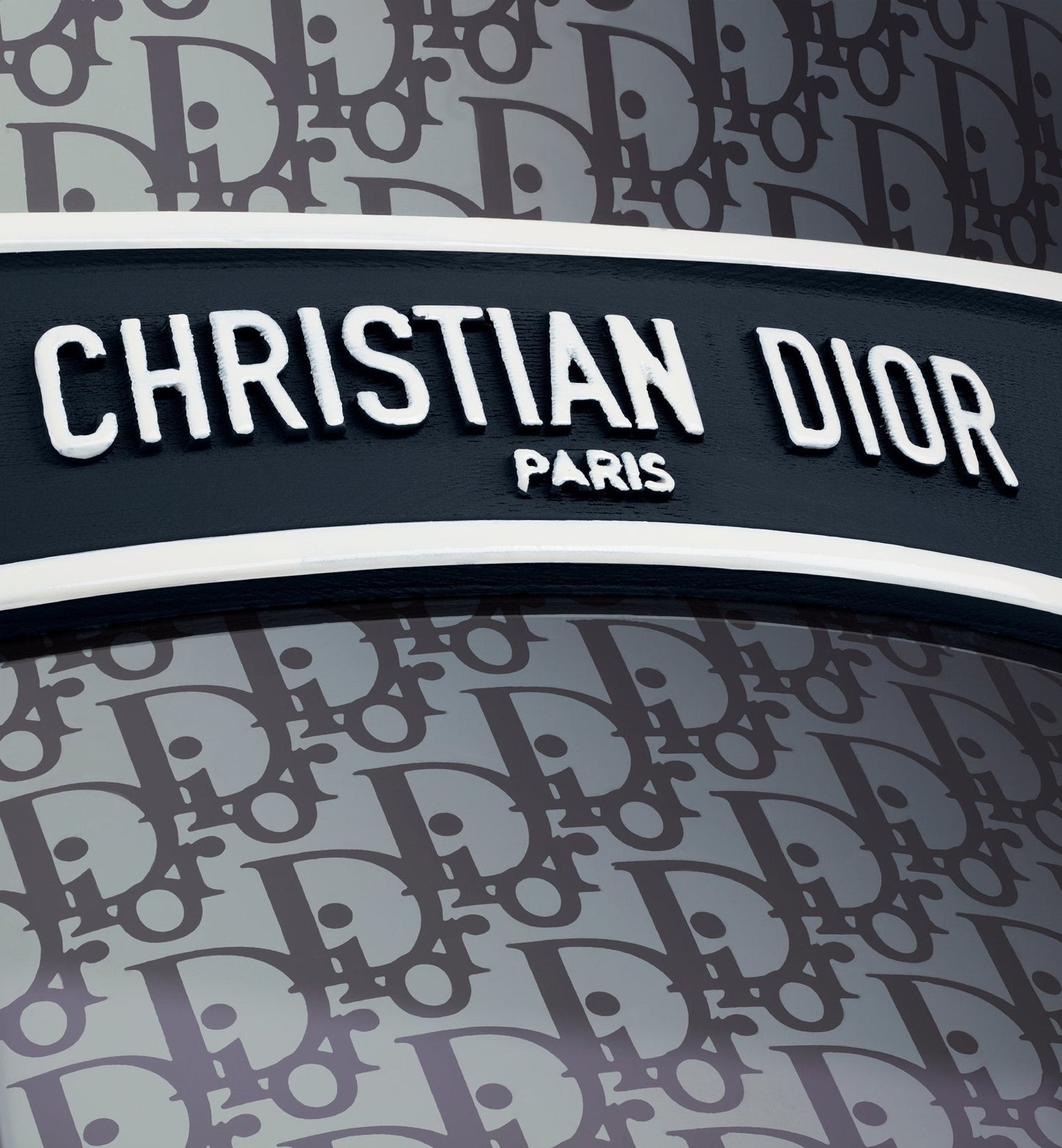 Luxury Diorclub V1U Blue Luxury Dior Oblique Visor