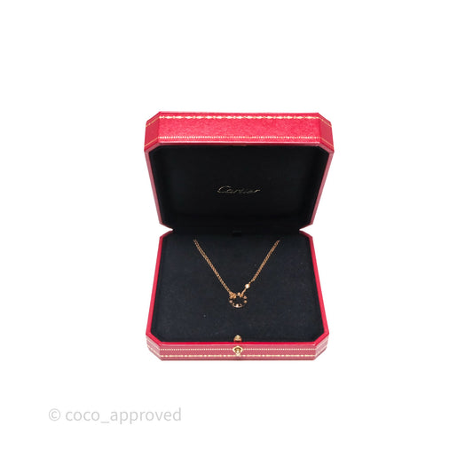 Cartier Love Necklace 18K Rose Gold 2 Diamonds