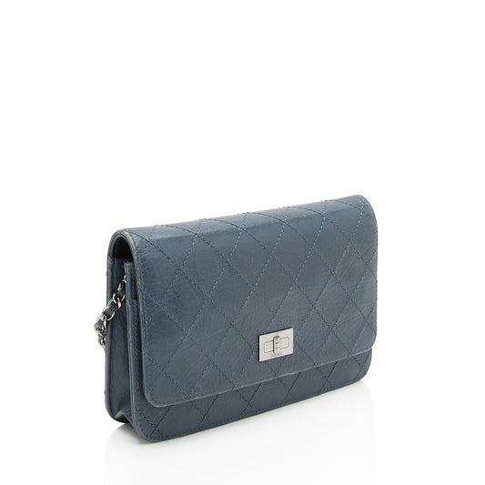 Chanel Aged Calfskin 2.55 Reissue Wallet on Chain (SHF-SBAN8G)