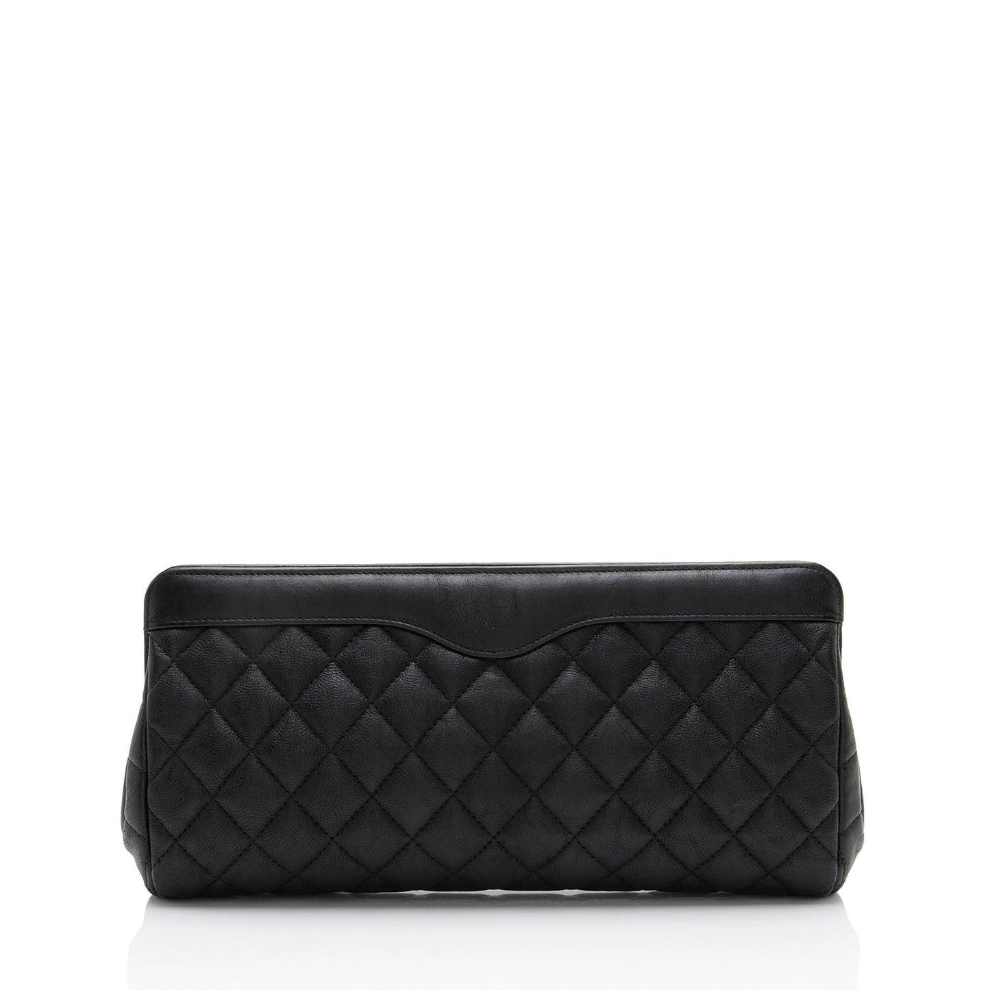 Chanel Aged Calfskin CC Frame Clutch