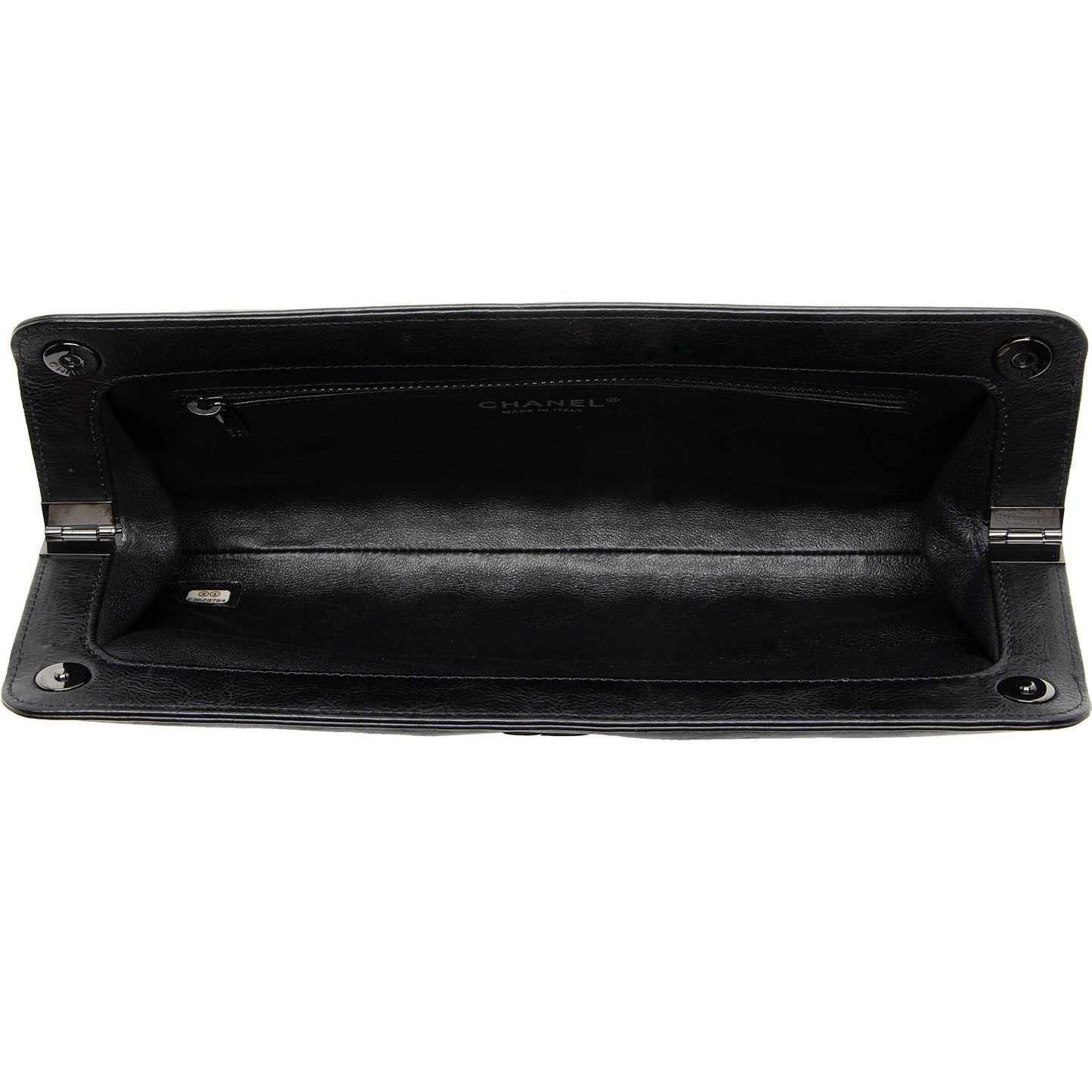 Chanel Aged Calfskin CC Frame Clutch