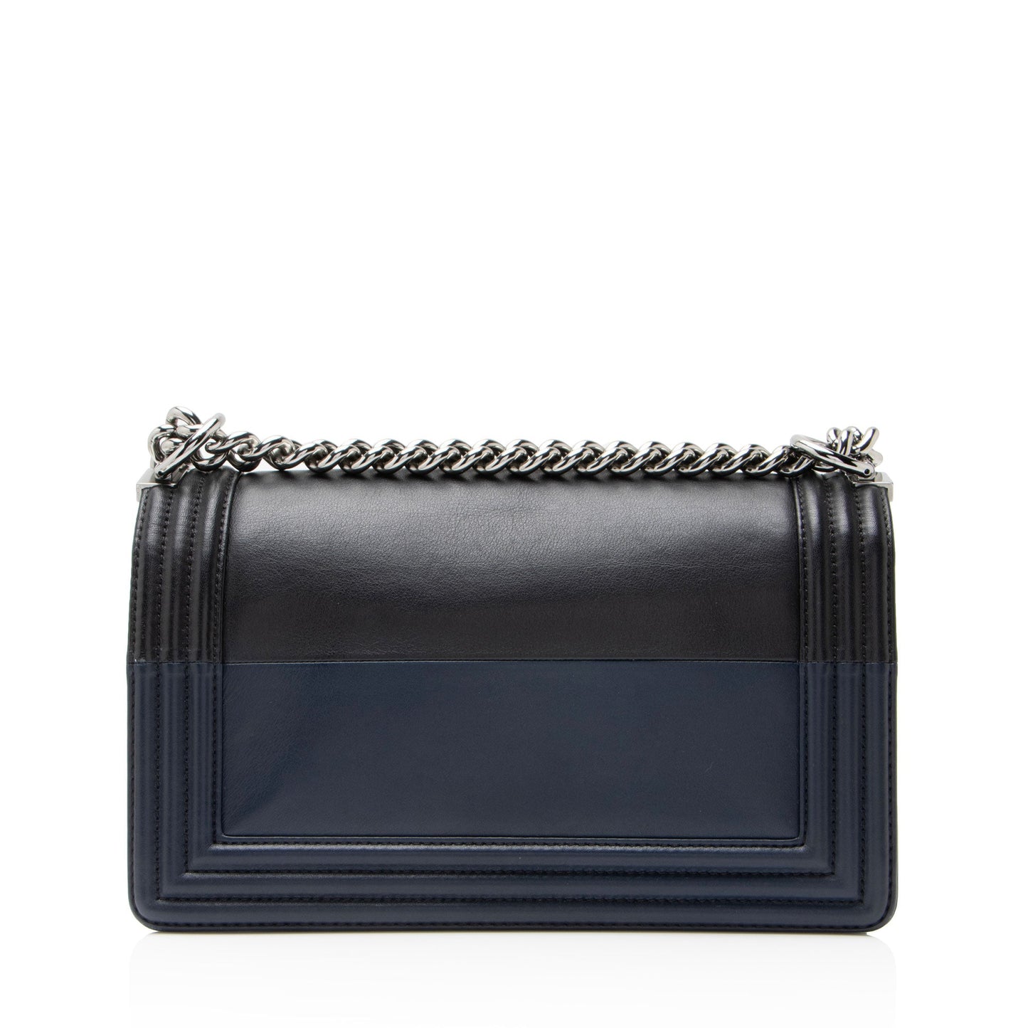 Chanel Bicolor Calfskin Old Medium Boy Bag