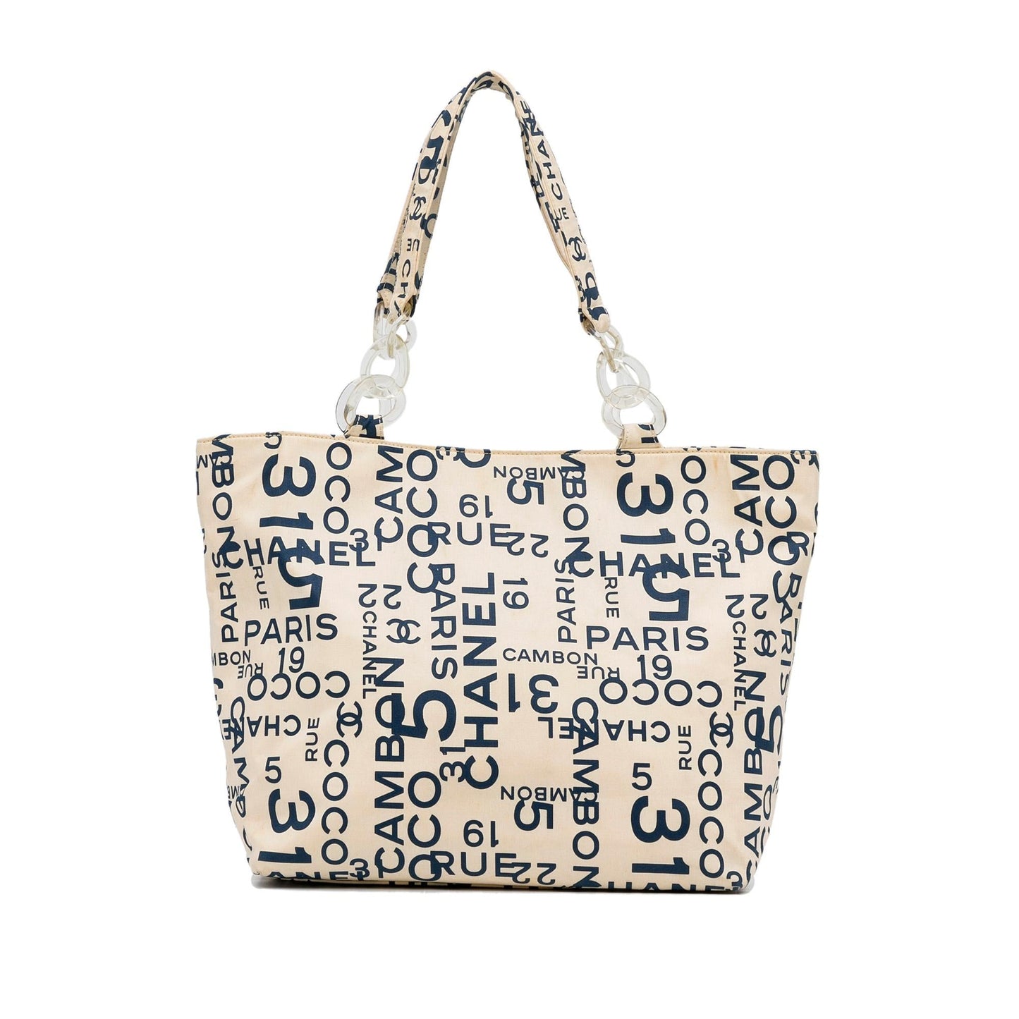 Luxury Chanel By the Sea Line Shopping Tote (SHG-WshslN)
