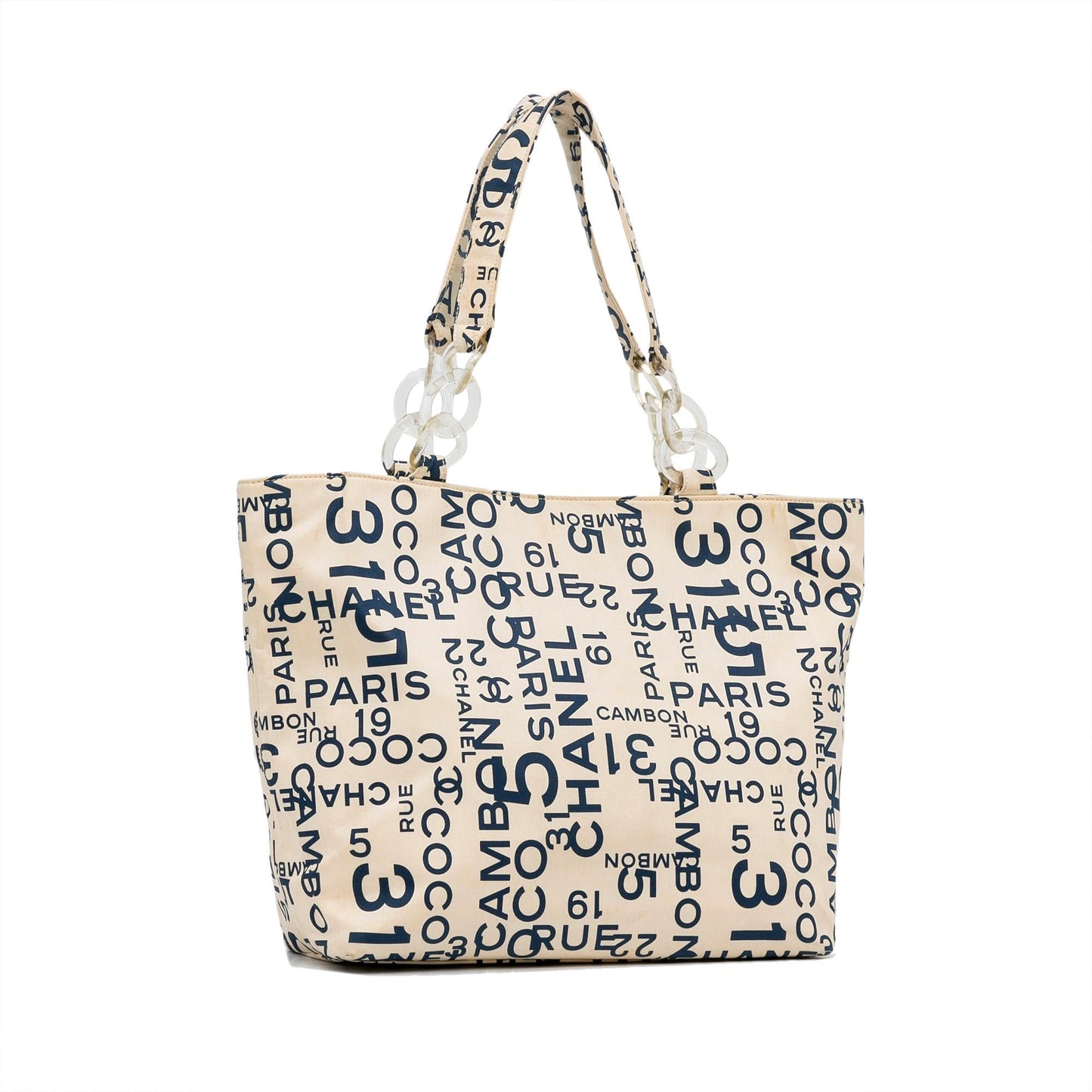 Luxury Chanel By the Sea Line Shopping Tote (SHG-WshslN)