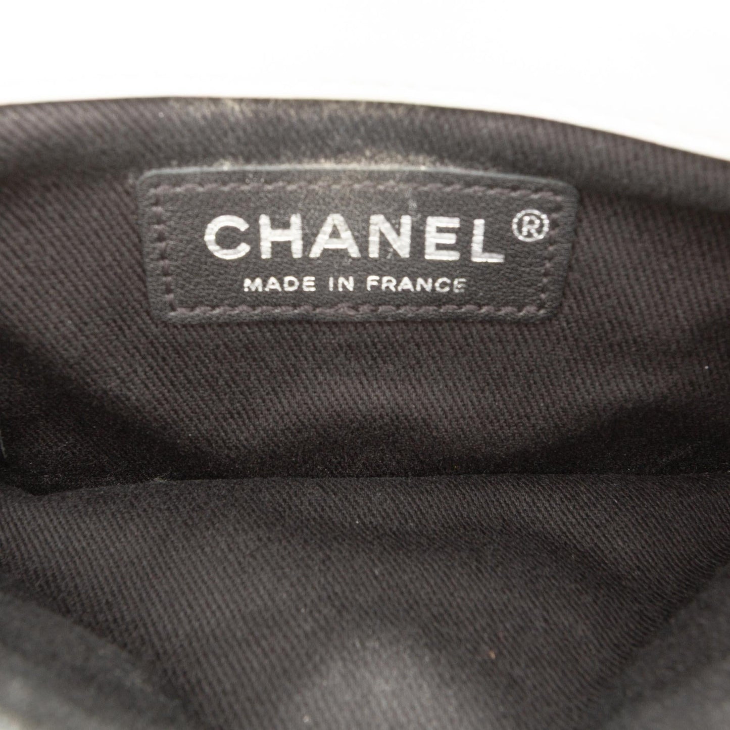 Chanel CC Bicolor Quilted Lambskin Double Sided Wallet on Chain