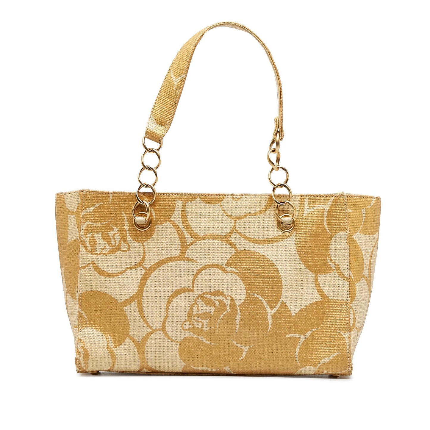 Luxury Chanel CC Camelila Rafia Tote Bag (SHG-B4yRL3)