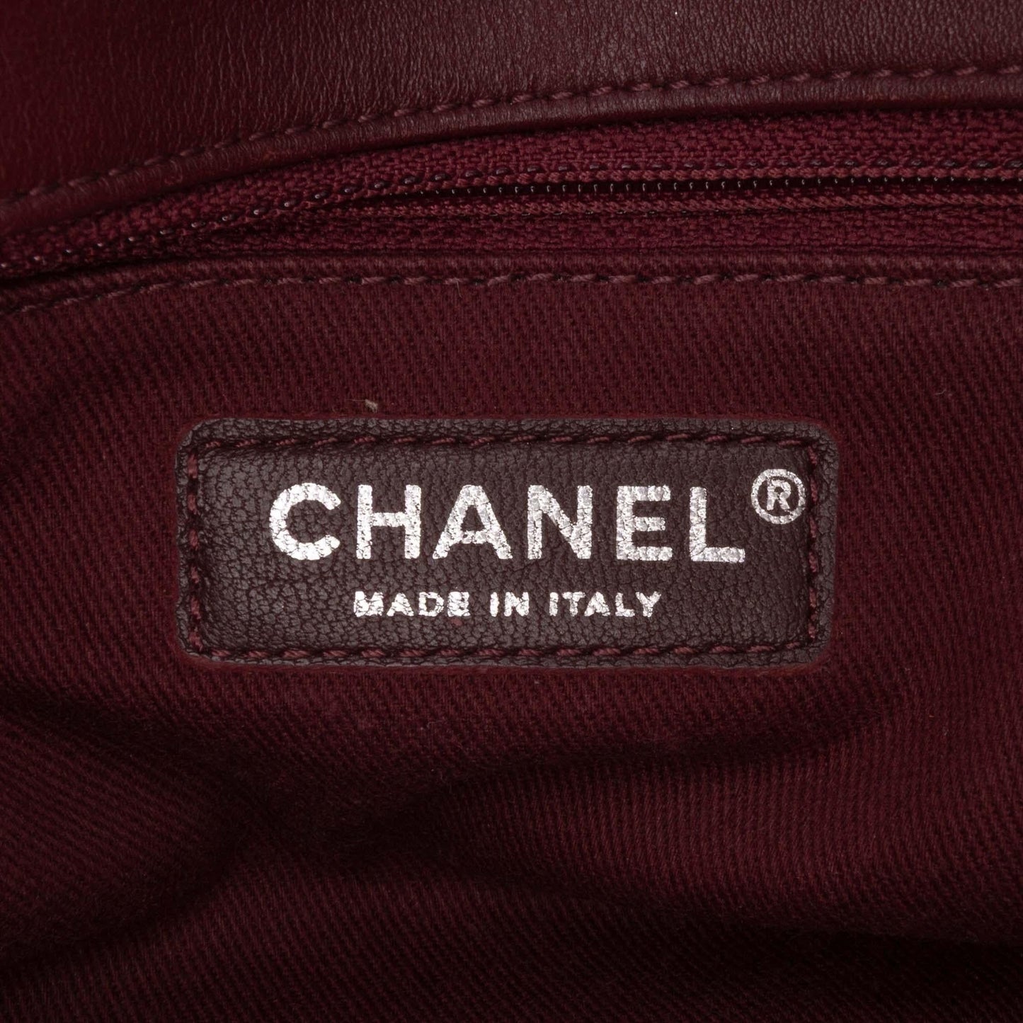 Chanel CC Canvas Stripe Flap
